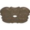 Ekena Millwork Flower Ceiling Medallion (Fits Canopies up to 6 1/4"), 29"OD x 3 5/8"ID x 1 3/8"P, Warm Silver CM29FWWSS - alternate 4